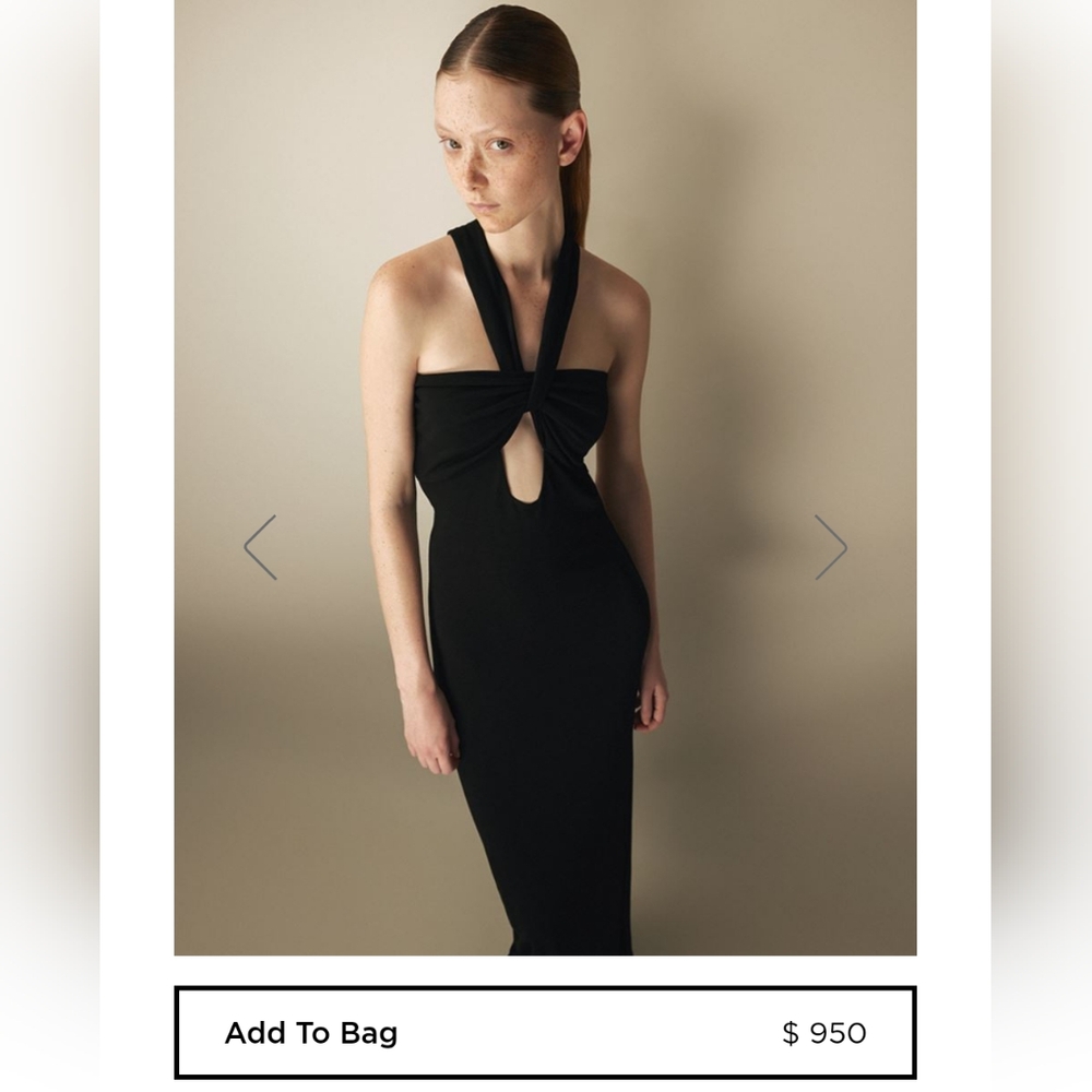 Zeynep Arcay V-Neck Jersey Maxi Dress